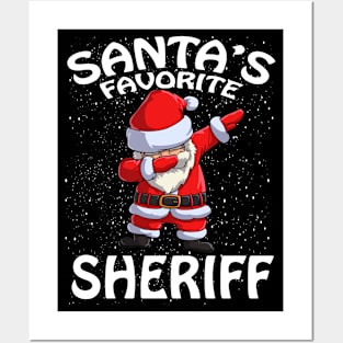 Santas Favorite Sheriff Christmas Posters and Art